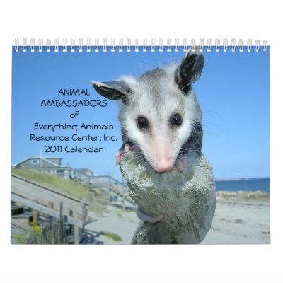 Animal Ambassadors 2011 Wall Calendar by EverythingAnimals