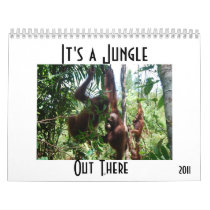 Animal Babies in Indonesia Wall Calendar