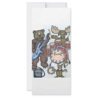 Animal Band Rack Card Design by Flags1
