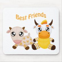 Animal Best Friends Mouse Pad