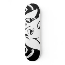 animal- black n' white skateboards by Redwitch05 animal- black n' white skateboards