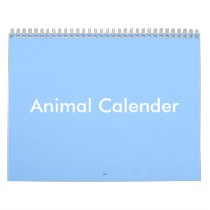 Animal Calender calendars by claramayew Animal Calender calendars
