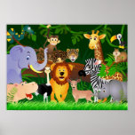 Animal cartoon print