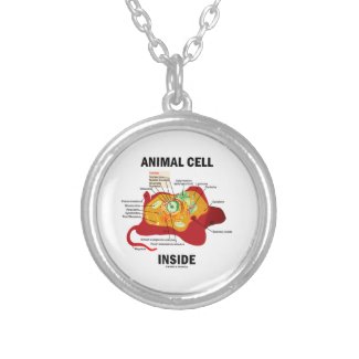 Animal Cell Inside (Biology Eukaryotic Cell) Necklaces