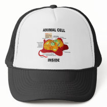 Animal Cell Inside (Eukaryote Cell Biology) hats by wordsunwords Animal Cell Inside (Eukaryote Cell Biology) hats