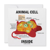 Animal Cell Inside (Eukaryote Cell Biology) invitations