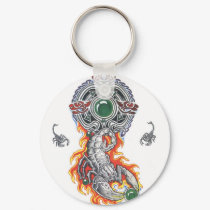 animal celtic scorpion tattoo keychains