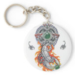 animal celtic scorpion tattoo keychains