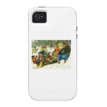 Animal Christmas - Getting the Yule Log Case-Mate iPhone 4 Cover