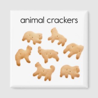 Animal Crackers Refrigerator Magnet