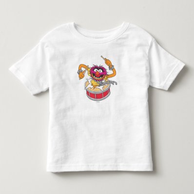 Animal Crashing Through Drums Toddler T-shirt
