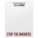 Animal Cruelty Statistics Letterhead