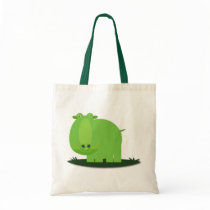 Animal Domain: Green Hippo bags
