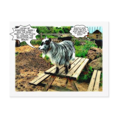 Animal Farm : The Revolution begins! | Comic Book  Post Card by celtxian