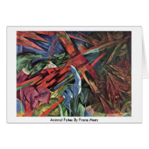 Animal Fates By Franz Marc Greeting Cards