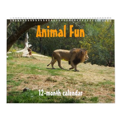 Animal Fun Calendar by CarmenWalsh
