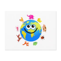Animal Globe postcards by prawny Animal Globe postcards