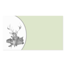 Animal Heads Business Card Template