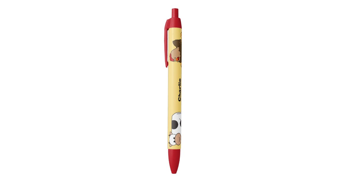 animal illustrations custom name kids pens zazzle animal illustrations custom name kids pens zazzle