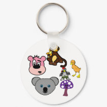 animal key chain keychains