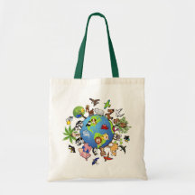 Animal Kingdom Canvas Bags