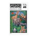 Animal Kingdom postage by gailgastfield Animal Kingdom postage