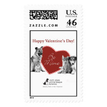 Animal League - Heart with Animals Stamp