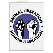 Animal Lib Human Lib Card cards