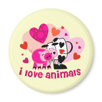 Animal Love magnet