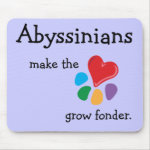 Animal Lover_Abyssinians make the heart mousepad