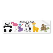 Animal lover bumper sticker bumper stickers