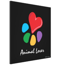 Animal Lover_Heart-Paw canvas prints