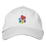 Animal Lover_Heart-Paw Embroidered Baseball Cap