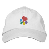 Animal Lover_Heart-Paw embroidered hats