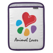 Animal Lover_Heart-Paw ipad sleeves