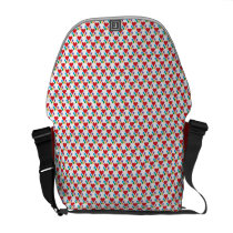 Animal Lover_Heart-Paw_Little Hearts pattern messenger bags