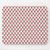 Animal Lover_Heart-Paw (pattern) mousepads