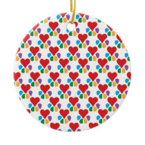 Animal Lover_Heart-Paw (pattern) ornaments