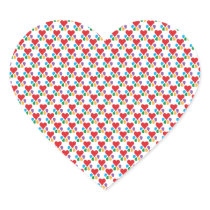 Animal Lover Heart-Paw Pattern stickers