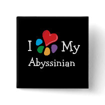 Animal Lover_I Heart My Abyssinian v.2 buttons