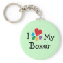 Animal Lover_I Heart My Boxer Key Chain