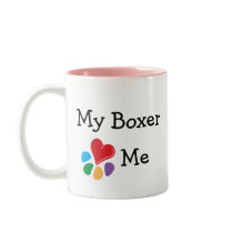 Animal Lover_I Heart My Boxer mugs
