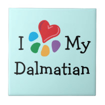 Animal Lover_I Heart My Dalmatian tiles