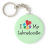 Animal Lover_I Heart My Labradoodle Key Chains