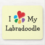 Animal Lover_I Heart My Labradoodle Mouse Mats