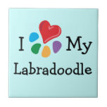 Animal Lover_I Heart My Labradoodle Tiles