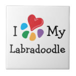 Animal Lover_I Heart My Labradoodle Tiles