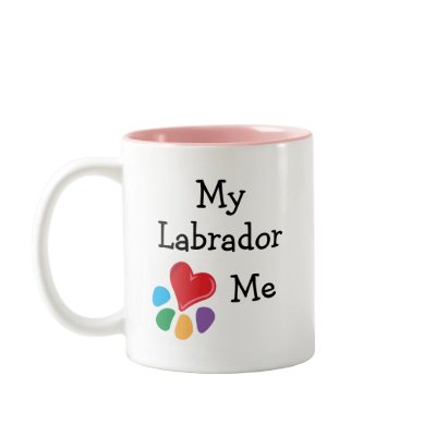 Animal Lover_I Heart My Labrador Coffee Mug by Artful_Animalz