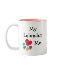 Animal Lover_I Heart My Labrador mugs