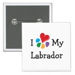 Animal Lover_I Heart My Labrador Pins